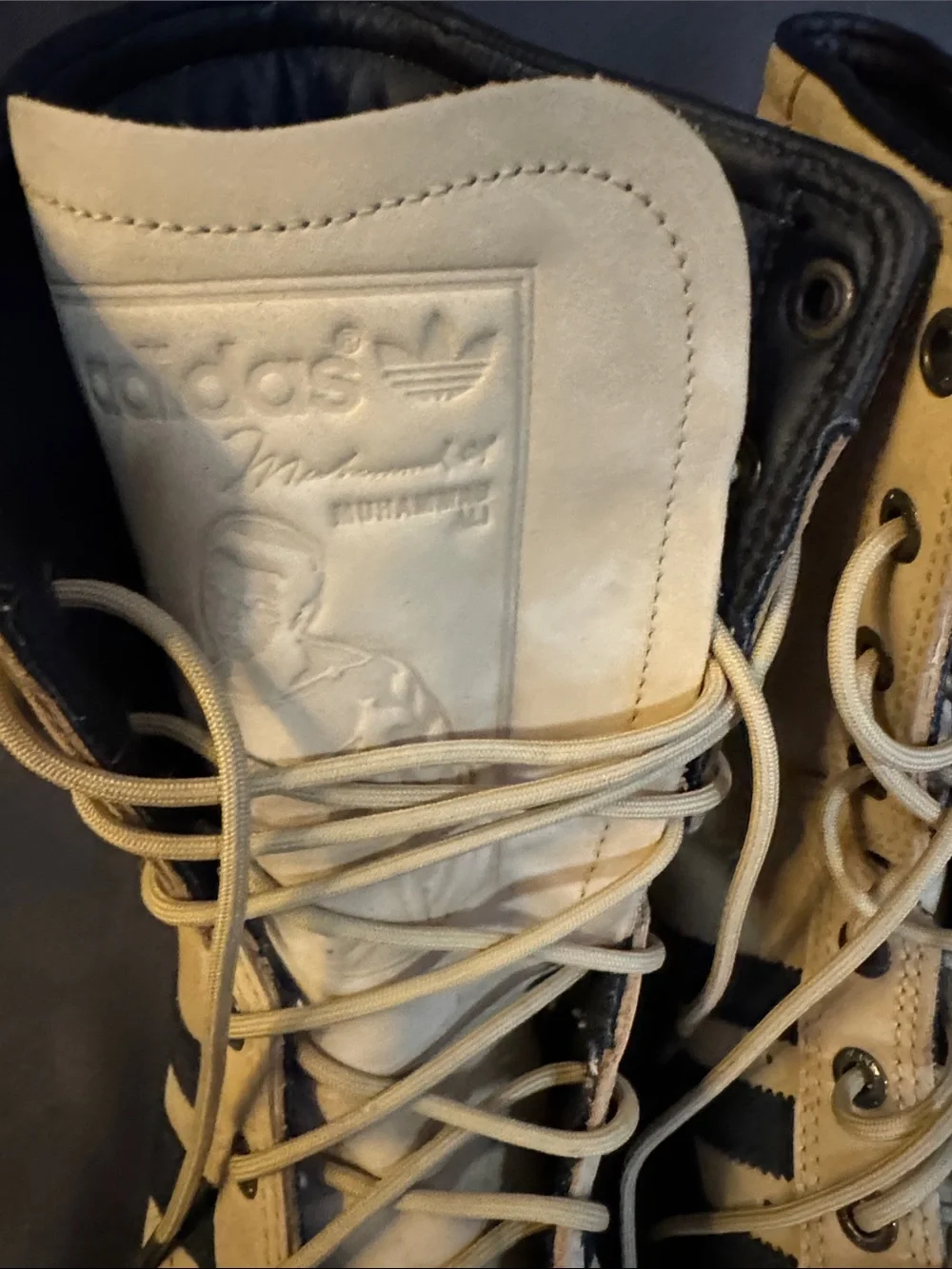 Vintage and New Addidas Muhammad Ali Trainer Boots